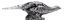 Pheasant statuette, grey