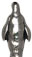 Penguin figurine, Pewter