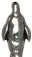 Statuette - penguin, Tinn