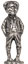 Statuette - Max (WMF)   cm h 6