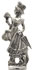 walking woman statuette   cm h 6,6