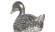 Duck figurine, Pewter