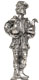 Nuremberg goose man statuette, grey