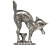 Statuetta - gatto, Metallo (Peltro)