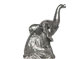 Elephant statuette, Pewter