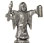 Münchner Kindl with turnip figurine, grey