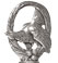 Statuetta - gallo cedrone, grigio