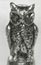 owl statuette   cm h 5,9