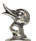 statuette - petit canard   cm h 3,8