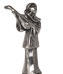 Kleine Figur - Mann mit Mandoline, Grau