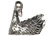 Swan statuette, grey