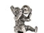 Gnome with ball statuette, grey