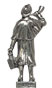 Night watchman, Pewter / Britannia Metal