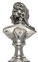 Mozart with support figurine, Pewter / Britannia Metal