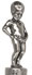 Brussels Manneken Pis figurine, grey