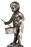 Statuette - Putte Trommler, Grau