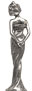 Statuette - lady, Pewter
