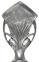 Statuetta - cinghiale con pigna, Metallo (Peltro)