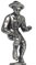 Tyrolean man statuette, grey