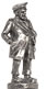 Hauptmann von Köpenick statuette, grey