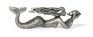 Knife/chopstick rest - mermaid, grey