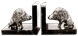 Bookend - boar, Pewter / Britannia Metal and Marble