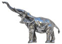 kleine Statue - Elefant Ruessen Unten   cm 19x13
