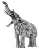Statuetta - elefante che barrisce, grigio