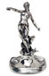 Pocket watch stand lady, gri