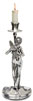 lysestake - figur jente med vinger   cm h 26,5