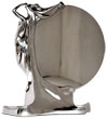 Table top mirror - lady, grey