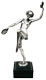 statuetta - danzatrice con tamburello   cm h 28