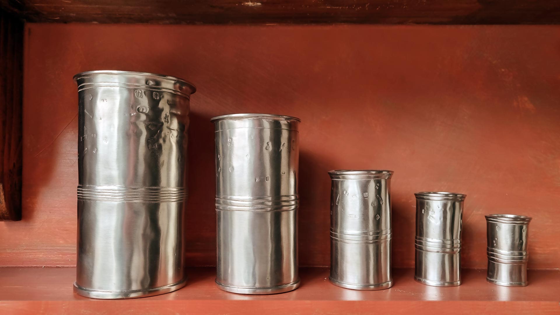 Messbecher, Grau, Zinn, cm h 6 x Ø 3.5 cl 5 by Cosi Tabellini