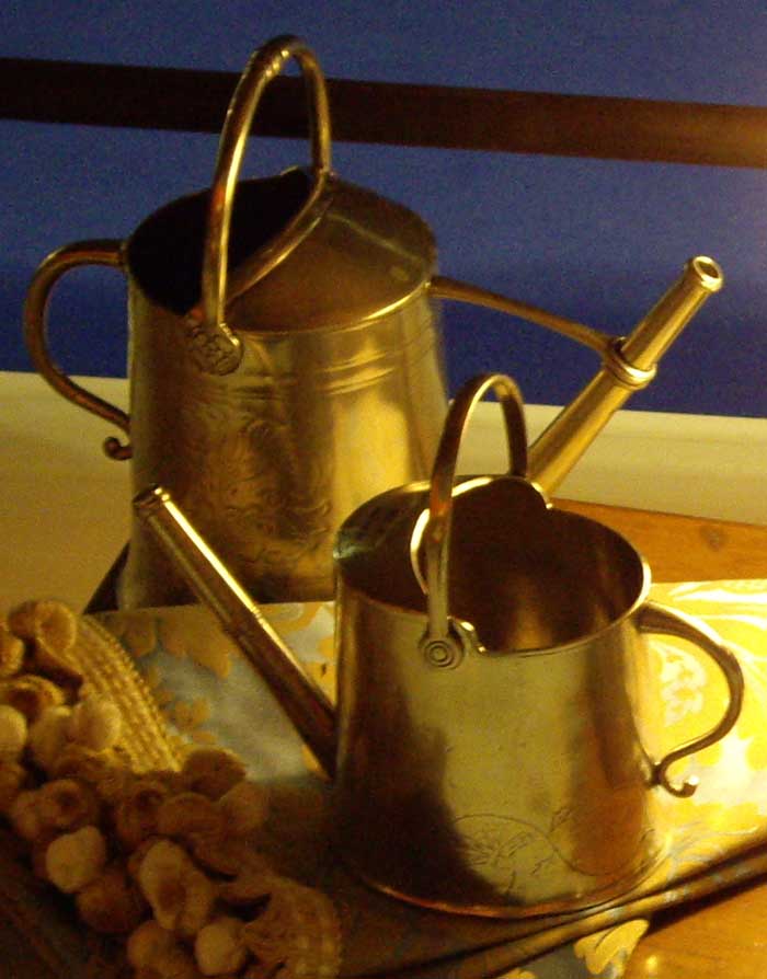 2231 pewter watering cans