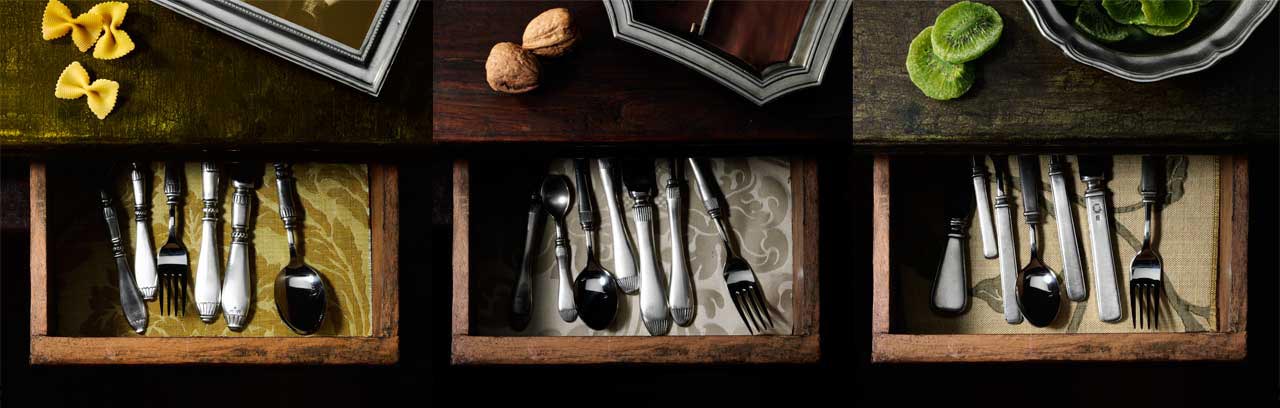 flatware, cutlery made in Italy