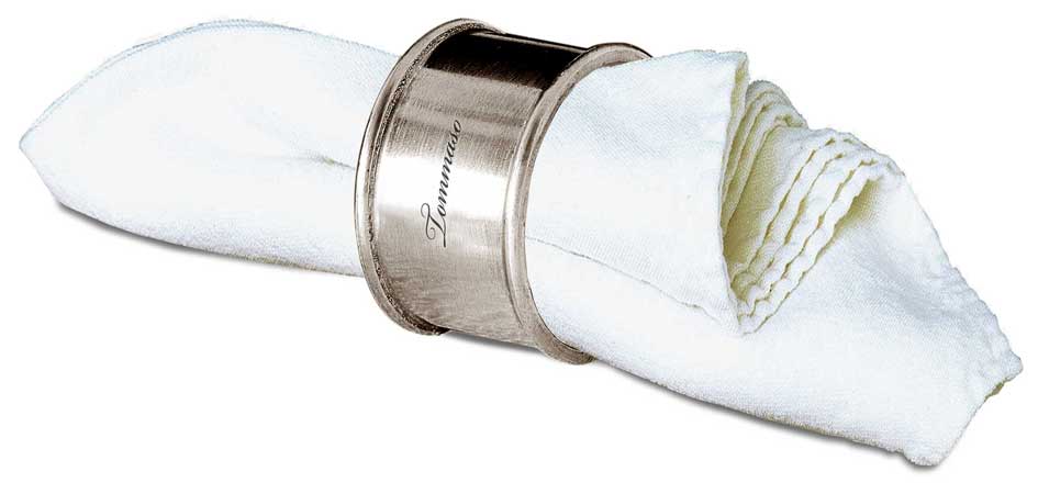 personalized metal napkin ring