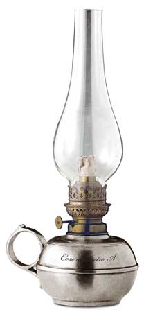 personalized kerosene table lamp