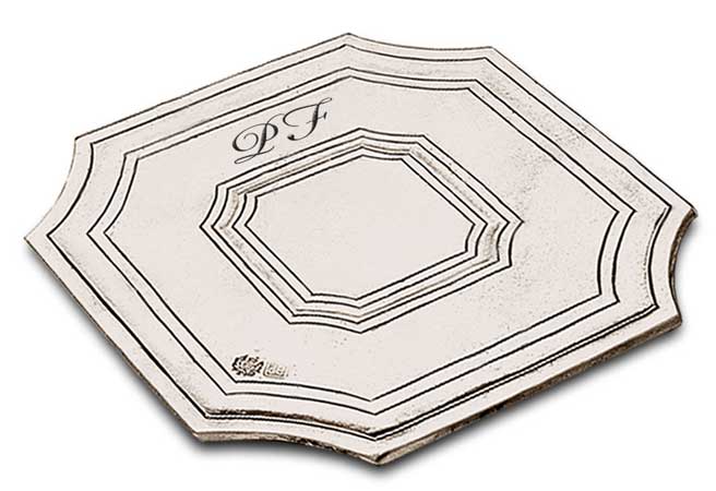 personalized octagonal trivet