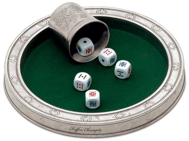 jeu de 421 et poker d'as personnalisé